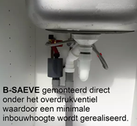 B-Saeve gemonteerd