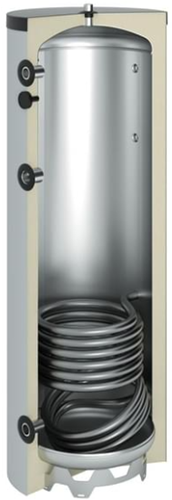 Buffervat 150 liter met 1 wisselaar A+