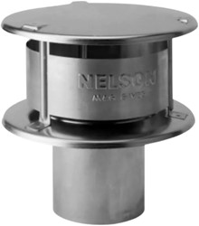 Burgerhout Schoorsteenkap Aluminium Rookgasafvoer Nelson/Tregakap 80mm