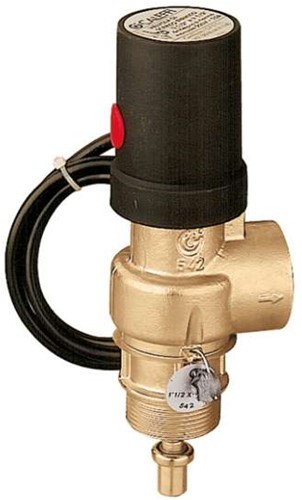 Caleffi Thermische aftap met positieve werking 1 1/2” x 1 1/4”