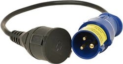 VB Extend CEE verloopstekker Contra 16A - 20cm