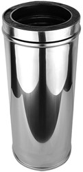 RVS Rookgasafvoer DW Ø125mm Pijp 1000mm