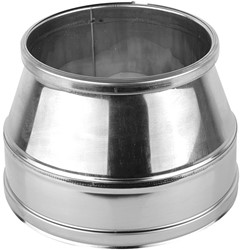 RVS Rookgasafvoer DW Ø80mm Bovenaansluitstuk DW-EW