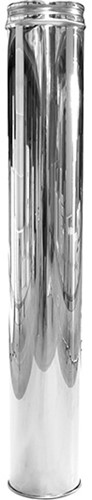 RVS Rookgasafvoer EW Ø150mm Pijp 1000mm