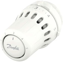 Danfoss React RA click Thermostaatknop Mechanisch 8 tot 28 °C