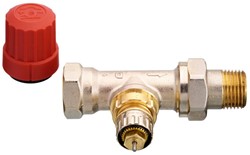 Danfoss radiatorafsluiter RA-N, recht DIN 1/2" DN15