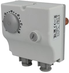 Dompelthermostaat 0-90gr met maximaalthermostaat