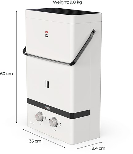 Eccotemp Luxe 10 buitengeiser met douche-2