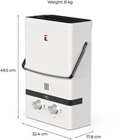 Eccotemp Luxe 7 buitengeiser met douche-2
