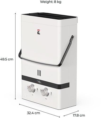 Eccotemp Luxe 7 buitengeiser met douche-2