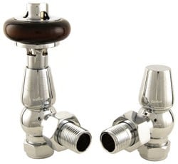 Farringdon Radiator Kranenset Thermostatisch - Chroom