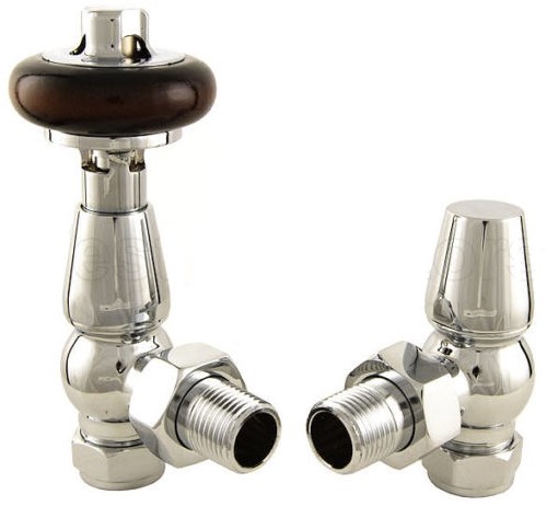 Farringdon Radiator Kranenset Thermostatisch - Chroom