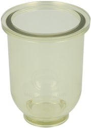 Filterhouder voor stookoliefilter 3/8" en 1/2" kunststof/transparant