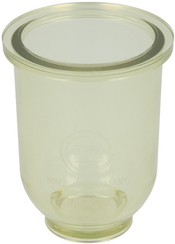 Filterhouder voor stookoliefilter 3/8" en 1/2" kunststof/transparant
