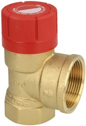 Flamco Prescor Overstortventiel Rp3/4" x Rp 1" 3.0bar