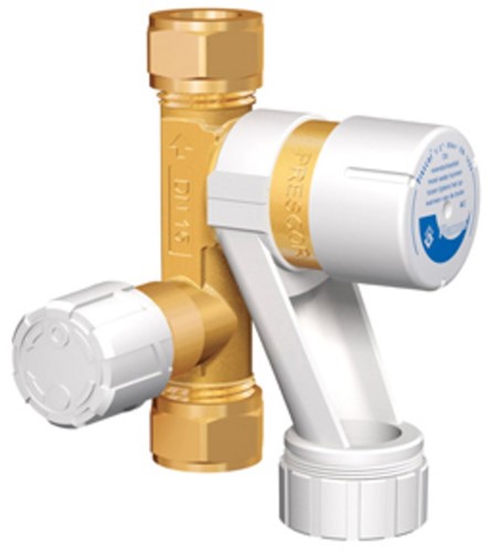 Flamco Inlaatcombinatie 15mm knel
