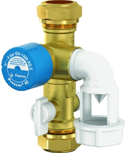 Flamco Inlaatcombinatie 22mm knel