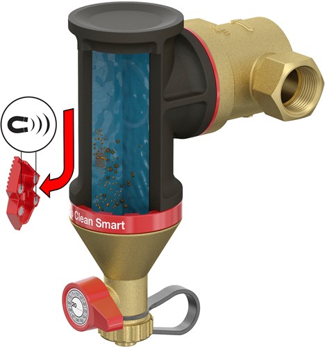 Flamco Clean Smart Magnetische Vuilafscheider 22mm-2