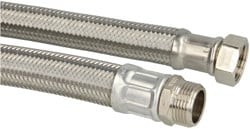 RVS Flexibele verbindingsslang 1 1/4" binnendraad x 1 1/4" buitendraad - 100cm