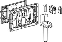 Geberit DuoFresh Stick houder voor een Sigma 12 cm/ up320 reservoir - Chroom-3