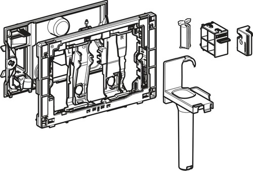 Geberit DuoFresh Stick houder voor een Sigma 12 cm/ up320 reservoir - Chroom-3