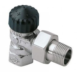 Heimeier Standaard thermostatische radiatorkraan 1/2" Haaks M30x1.5