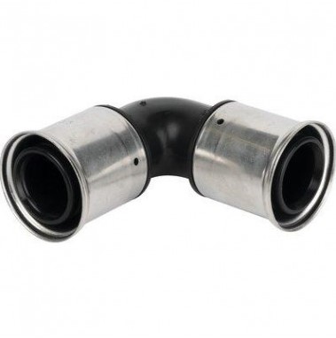 Henco Alu-pers perskoppeling knie 40mm