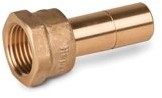 Hep2o messing aansluitstuk bi 3/4" 22mm