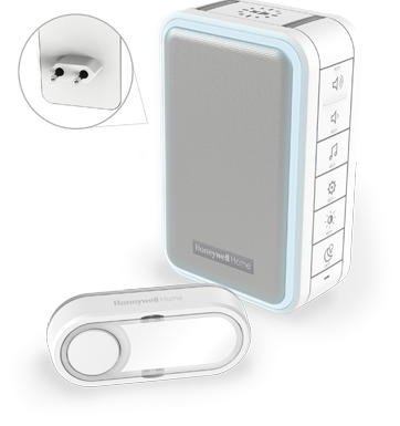 Honeywell DC315SP2 Draadloze Plugin deurbel en drukknop