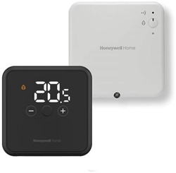 Honeywell Home DT4R ruimtethermostaat draadloos aan/uit zwart incl. RF-module