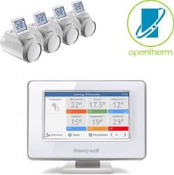 Honeywell Evohome Wifi Radiatorpakket OpenTherm - 4xHR92