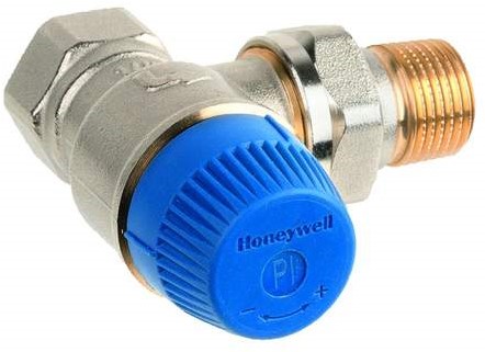 Honeywell radiatorafsluiter Kombi TRV haaks 1/2