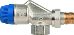 Honeywell radiatorafsluiter Kombi TRV haaks verkeerd 1/2