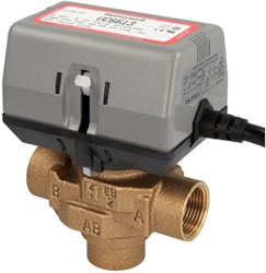 Honeywell 3-wegklep 3/4" 230V met eindschakelaar VC6613MH6000