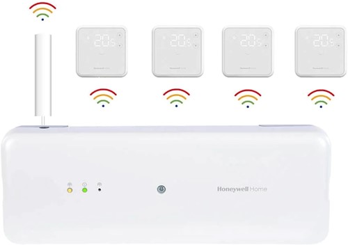 Honeywell Home Vloerverwarmingsregeling 4 zones Draadloos - Wit