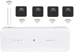 Honeywell Home Vloerverwarmingsregeling 4 zones Draadloos - Zwart