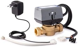 Honeywell zoneafsluiter 24V met trafo en eindschakelaar - 22 mm knel