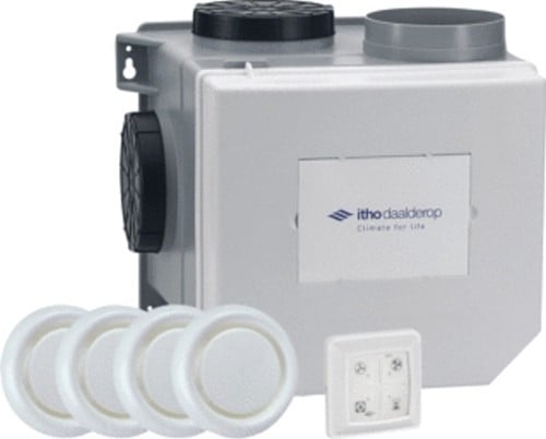 Itho Daalderop CVE-S eco fan ventilator box alles-in-1 pakket