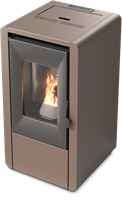 Kalor Pelletkachel Smart 6kW - Bruin