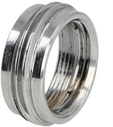 Verloopring ktaan M22 / 1/2" x 3/4" Chroom