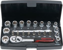 KS Tools doppendoos set (23-delig 1/4-Inch)