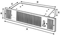 Remeha Kickspace 500E Eco plintverwarming (excl. Grille)-3