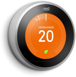 Nest Learning Thermostat – Slimme thermostaat – RVS