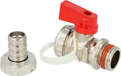 Vul- aftapkraan 1/2" zelfdichtend