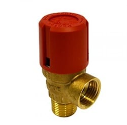 Pentec overstortventiel 1/2" binnendraad x buitendraad 3 bar