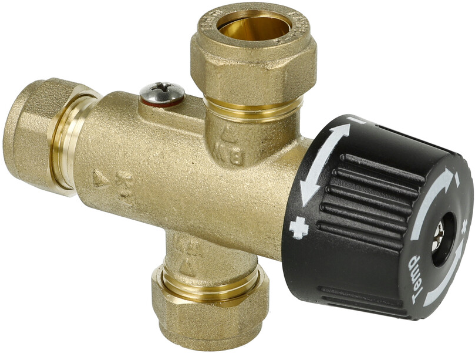 Thermostatisch mengventiel tapwater - 15mm knel