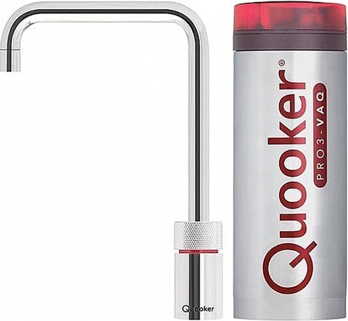 Quooker Pro3-VAQ Nordic Square Single Tap Chroom