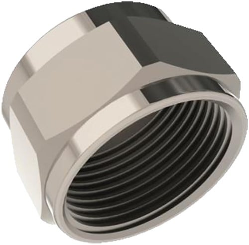 Raminex eindstop gasleiding/gaskraan M24 chroom