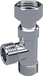 Raminex T-Stuk met wartelmoer 3/8"