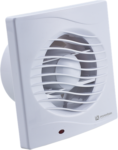 Reventon Code 120PC - Ventilator 240 m³/h met Koord- ø 120 mm - Wit
